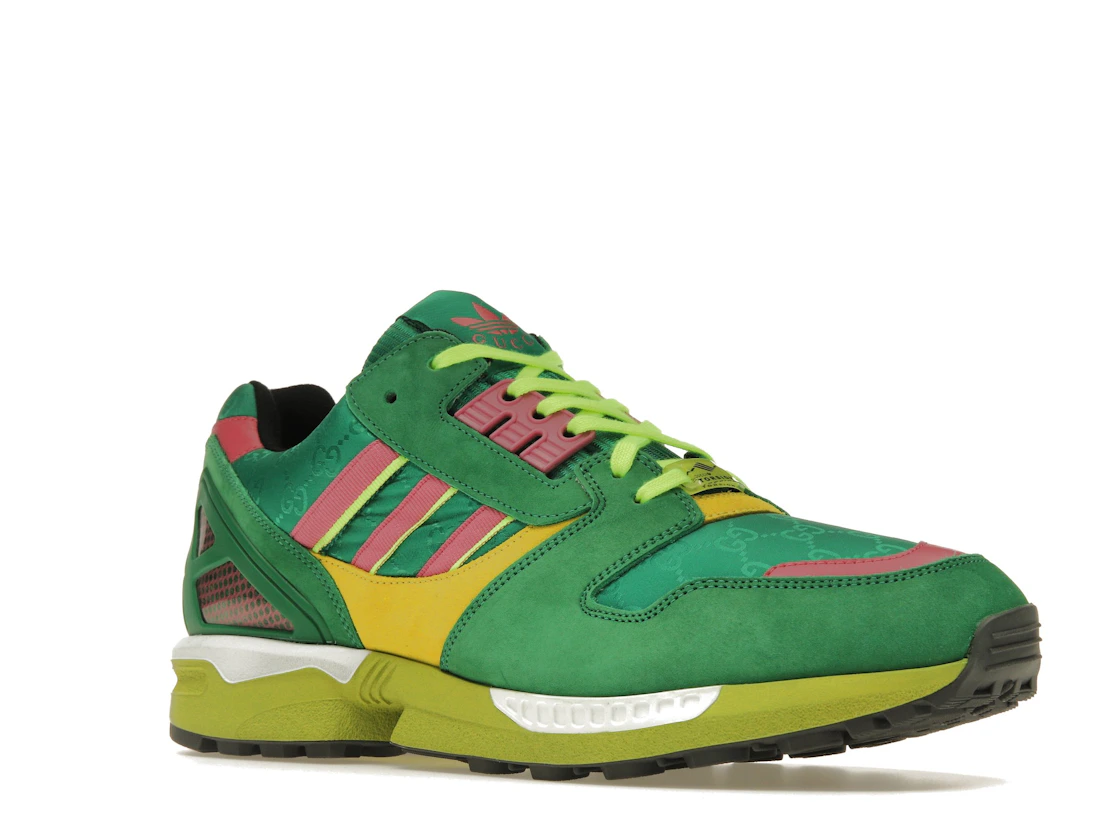 Vue 5 de adidas x Gucci ZX 8000 Green GG Monogram