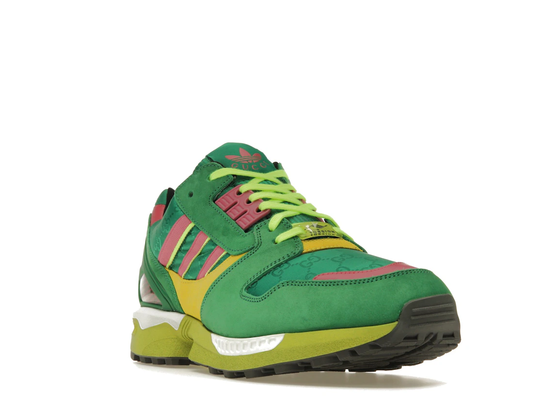 Vue 7 de adidas x Gucci ZX 8000 Green GG Monogram