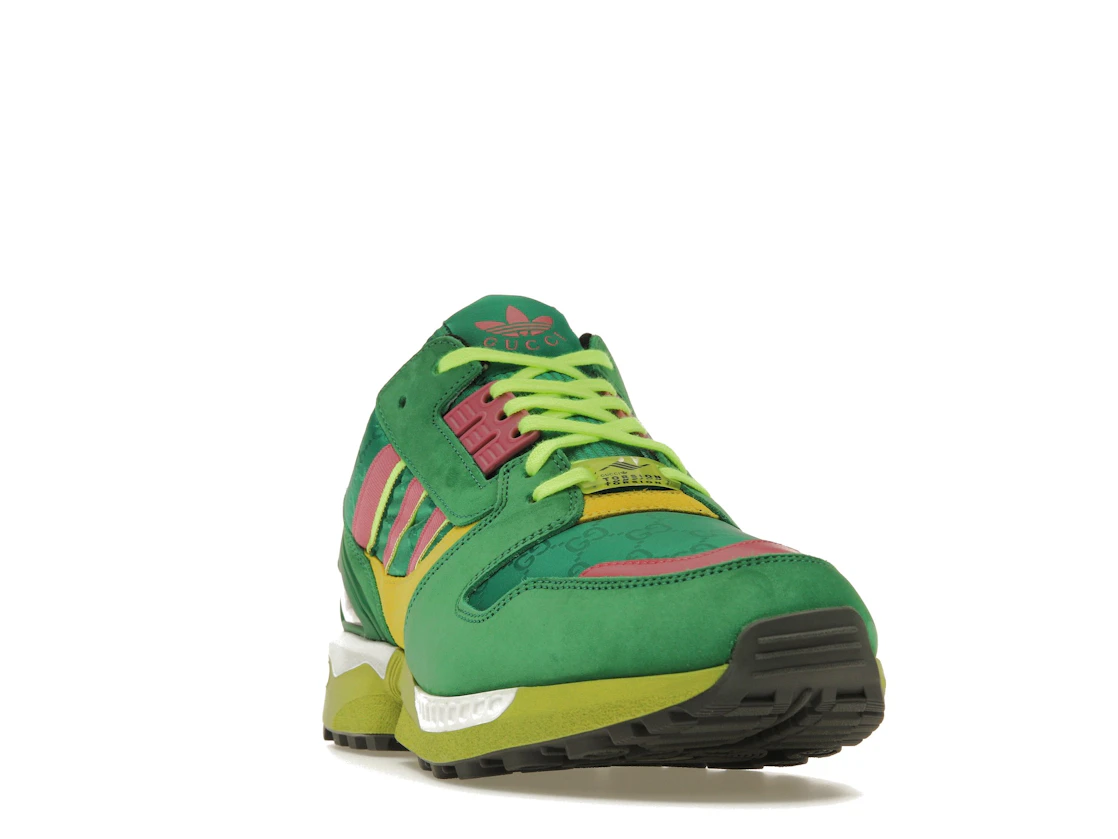 Vue 8 de adidas x Gucci ZX 8000 Green GG Monogram